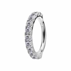 HINGED CONCH RING SET W.PREMIUM ZIRCONIA