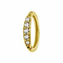 HINGED RING - PREMIUM ZIRCONIA