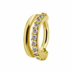 HINGED RING - PREMIUM ZIRCONIA