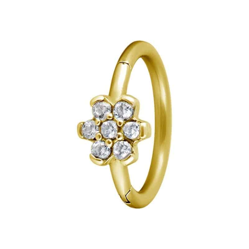 HINGED RING - CUBIC ZIRCONIA