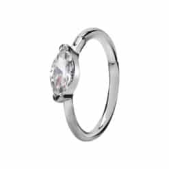 HINGED RING - MARQUISE CUBIC ZIRCONIA