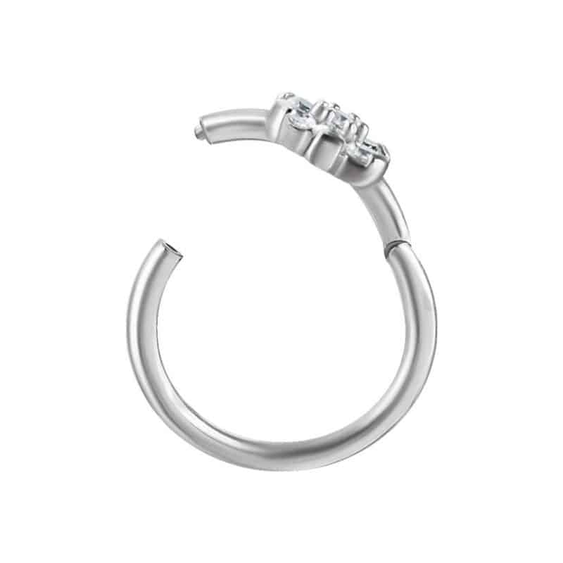 HINGED RING - CUBIC ZIRCONIA – Bild 2