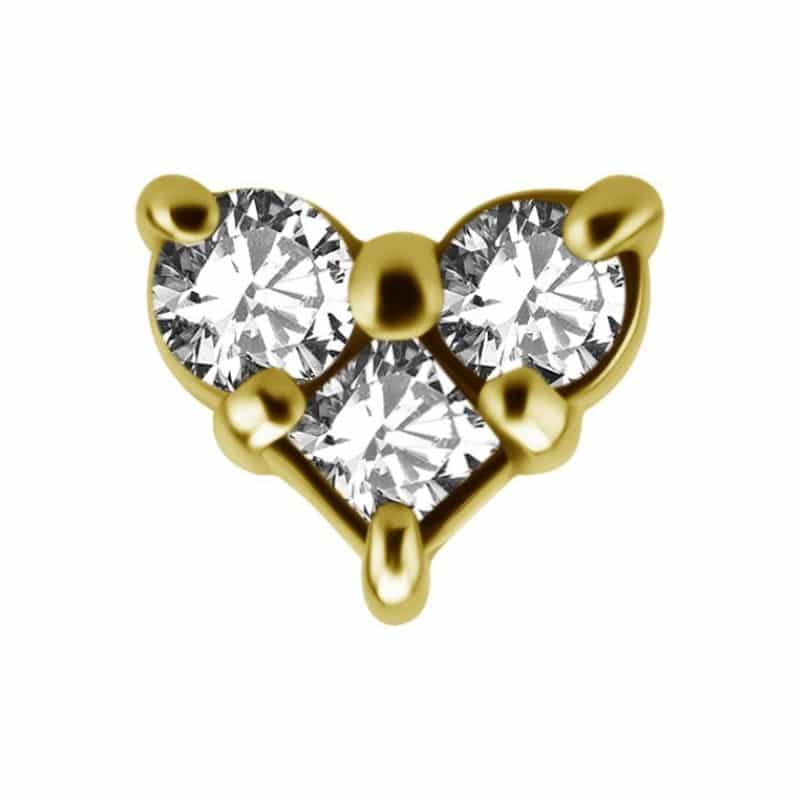 INTERNAL EART SHAPE ATTACHMENT PRONG SETTING – Bild 3