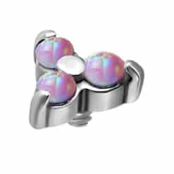 INTERNAL MICRO TRINITY ATTACHMENT SET WITH SYNTHETIC OPALS