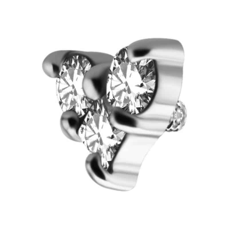 INTERNAL EART SHAPE ATTACHMENT PRONG SETTING – Bild 2