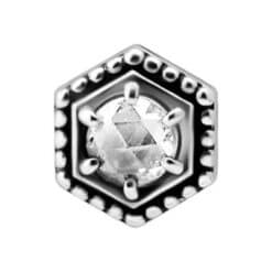 INTERNAL MICRO ATTACHMENT SET WITH ROSE CUT CUBIC ZIRCONIA