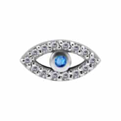 INTERNAL MICRO ATTACHMENT EYE SET WITH CUBIC ZIRCONIA