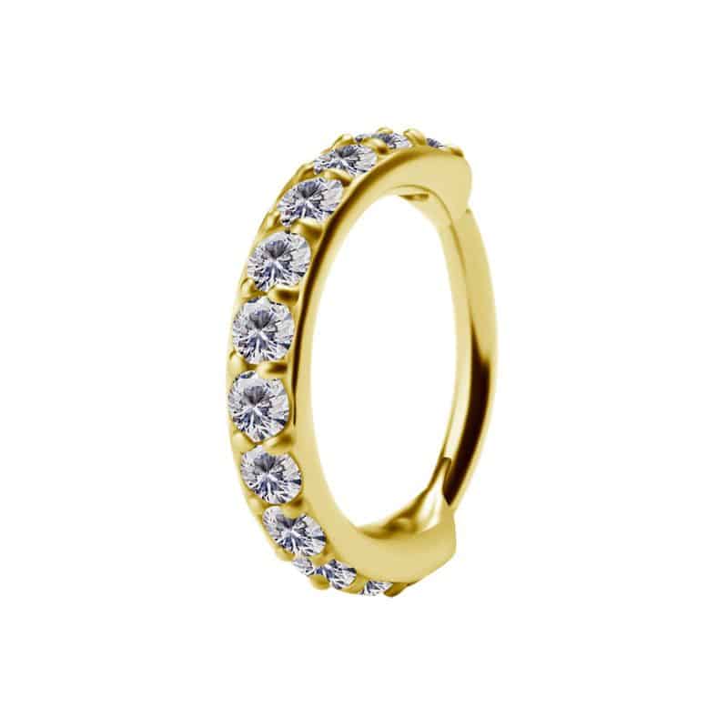 HINGED RING SET W. 2MM PREMIUM ZIRCONIA – Bild 2