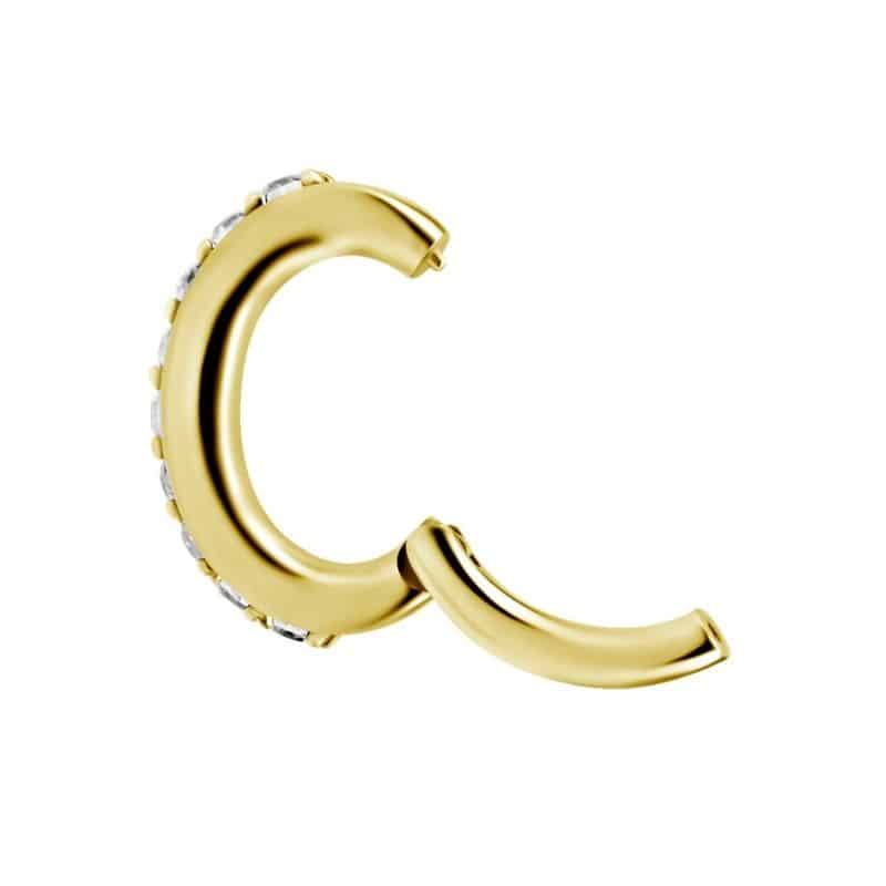 OVAL BELLY CLICKER SET W. PREMIUM ZIRCONIA – Bild 5