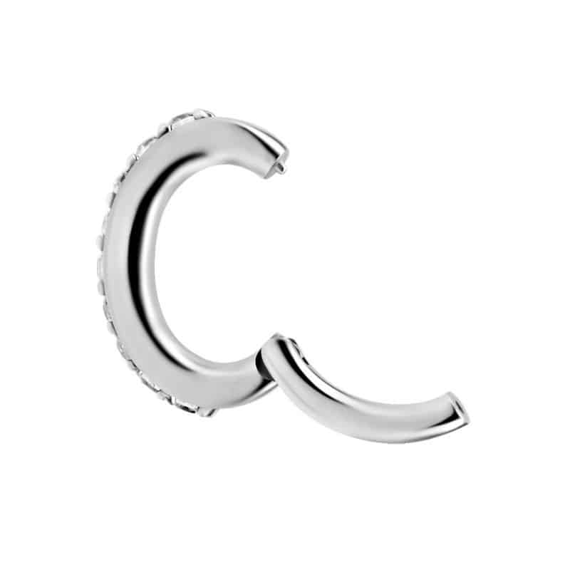 OVAL BELLY CLICKER SET W. PREMIUM ZIRCONIA – Bild 3