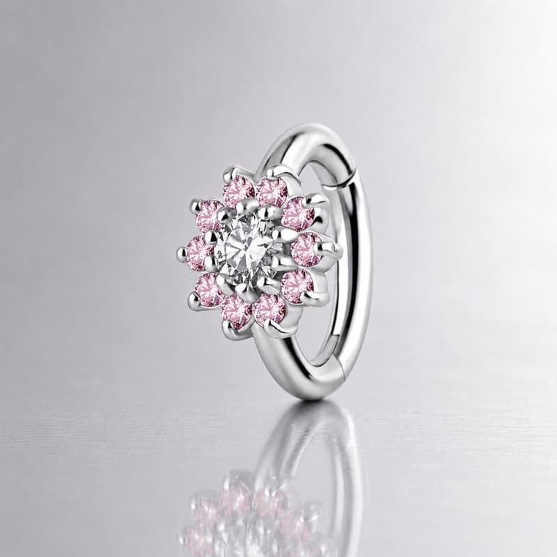 OVAL BELLY CLICKER SET W. PREMIUM ZIRCONIA
