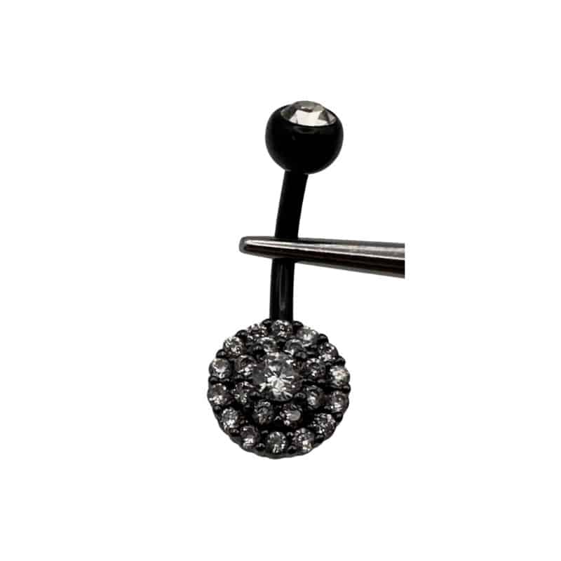 DOUBLE JEWELLED SET W. CUBIC ZIRCONIA