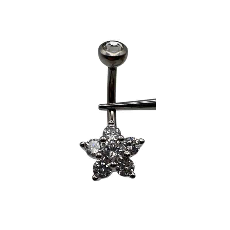 DOUBLE JEWELLED SET W. CUBIC ZIRCONIA