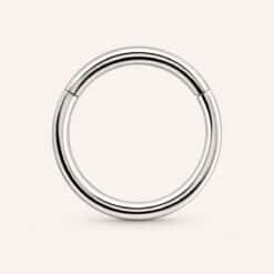 18K REAL GOLD HINGED SEGMENT PLAIN RING (1.0MM)