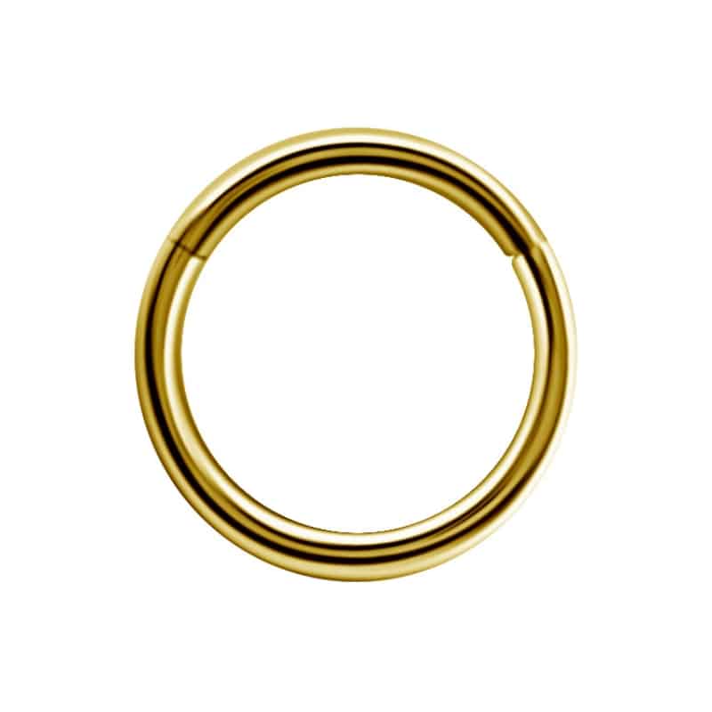 18K REAL GOLD HINGED SEGMENT PLAIN RING (1.0MM) – Bild 4