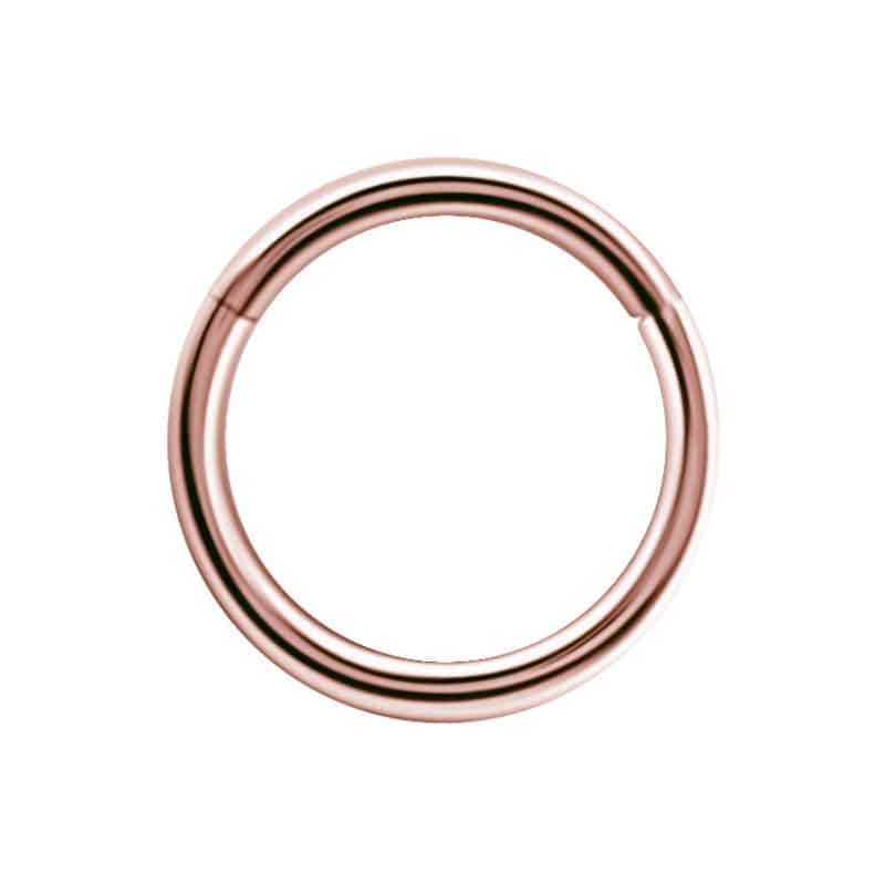 18K REAL GOLD HINGED SEGMENT PLAIN RING (1.0MM) – Bild 3